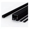 CARRIL SUPERIOR+INFERIOR ROLLGLASS+ 100Kg 3m.NEGRO