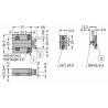 EXPULSOR PUSH MECANICO DE SOBREPONER 37mm. NEGRO