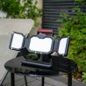 PROYECTOR RECARGABLE TRIPLE AJUSTABLE 30W 180º 4000 LUMENES
