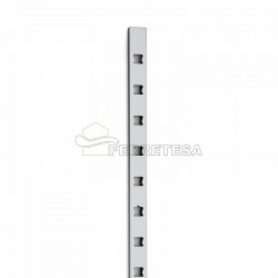 GUIA CARTELAS EMPOTRAR 2600mm ALUMINIO PLATA AP-DH2600