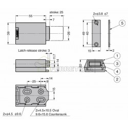 EXPULSOR PUSH SOBREPONER EXTRAFUERTE MAGNETICO BLANCO MN-ZN80WT