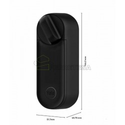 LINUS SMART LOCK L2 CON WIFI Y BLUETOOTH, NEGRO MATE