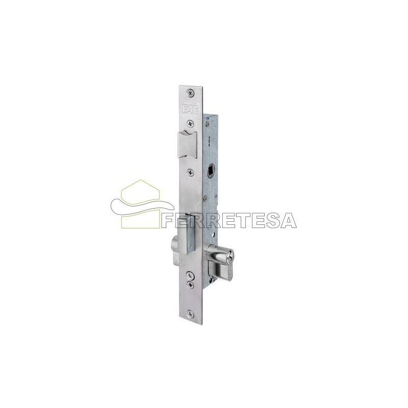 CERRADURA 7002/30mm PICAPORTE Y PALANCA ACERO INOX