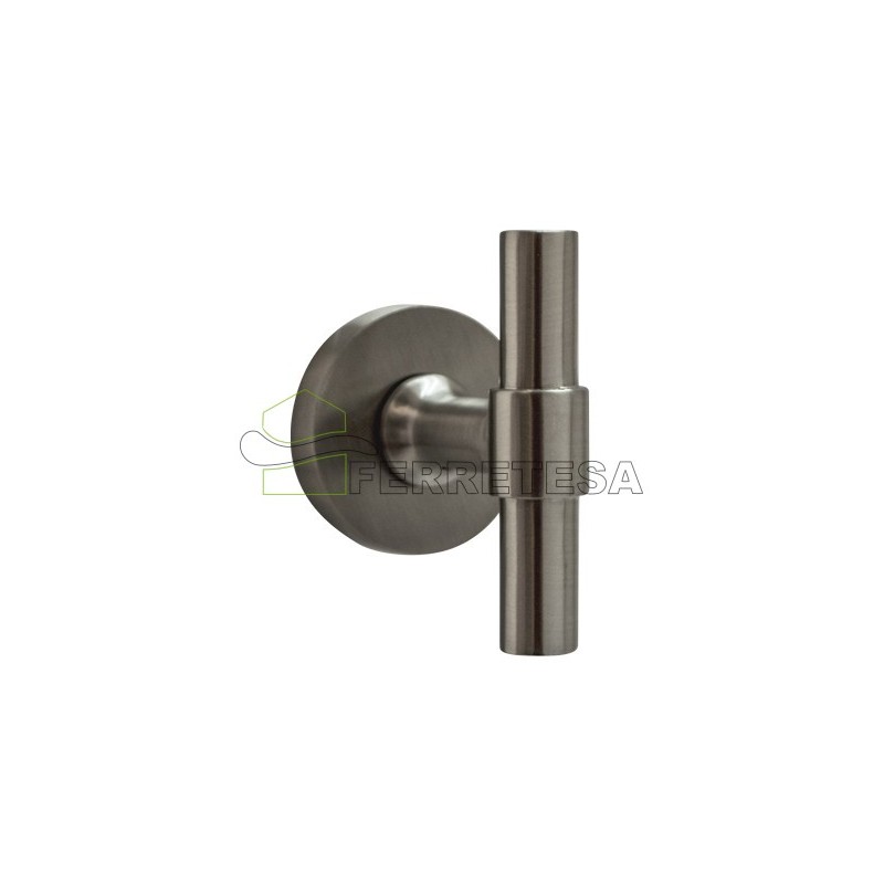 MANIVELA "T" 5RTE R/RDA 50mm NIQUEL MATE