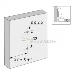 BASE REGULABLE 8099 CALCE 0 SENSYS (COSTADO 19)