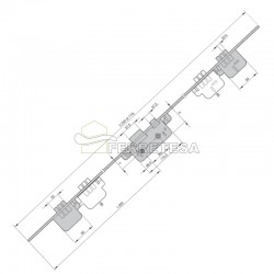 CERRAD 8922/3P CL40 30/30 60C M3 AC CROM