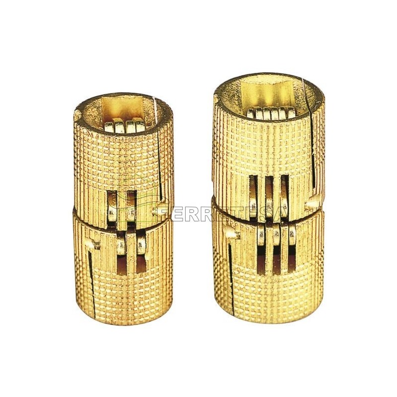 BISAGRA OCULTA 1020/12mm LATON