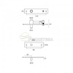 CONJUNTO PIVOTANTE 100Kg. IN.05.196 ECO