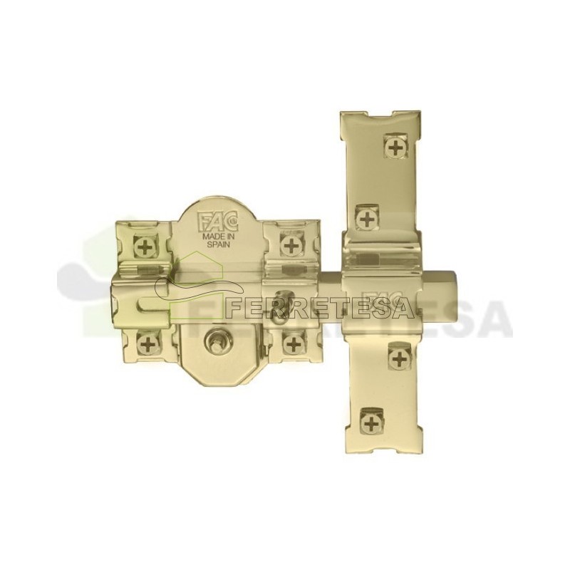 CERROJO 946-RP/80 UVE DORADO ANTIBUMPING