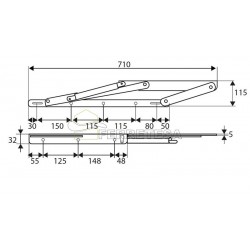 COMPAS PARA CAMA CANAPE 710x115 NE