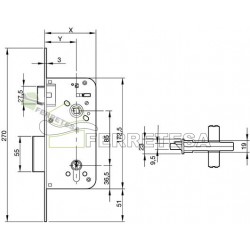CERRAD. 700/80mm C/CDO HL
