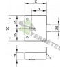 CERRAD. 812/60mm SOBREPONER BICROMATADO