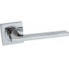 MANIVELAS SVC 650 CON ROSETA CUADRADA CROMO BRILLO