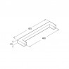 MANILLON DOBLE CUAD 25/400 INOX 304 3107