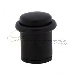 TOPE PUERTA CON TAPA Ø20mm ZAMAK NEGRO