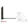 BRAZO MUELLE 56 NEGRO JUSTOR