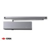 CIERRAPUERTAS DE GUIA DESLIZANTE CISA C2010.03 PLATA