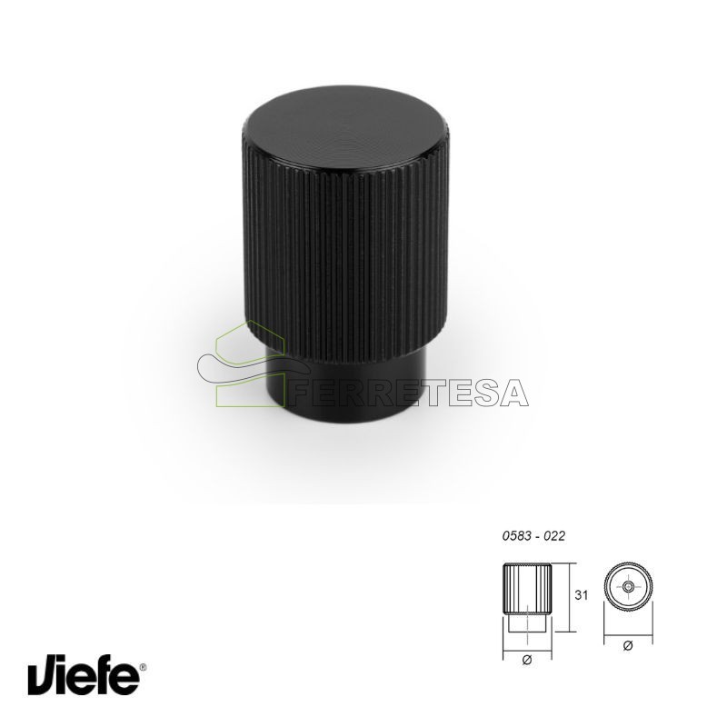 POMO ARPA 22mm NEGRO 0583 VIEFE