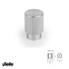 POMO ARPA 22mm INOX LOOK 0583 VIEFE