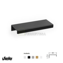 TIRADOR WAY 100mm NEGRO MATE