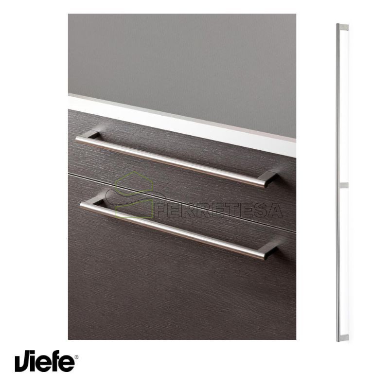 TIRADOR KOMBI 514mm INOX CEPILLADO 0064
