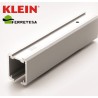 CARRIL SLID 90 ALUMINIO NATURAL 6Mts.