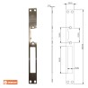 FRENTE M-250x25x3 INOX