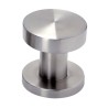 POMO PUERTA Ø PLANO MOD.879/50 INOX FIJO