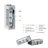 ABREPUERTAS ELECTRICO 54AbDF 10-24vAC/DC