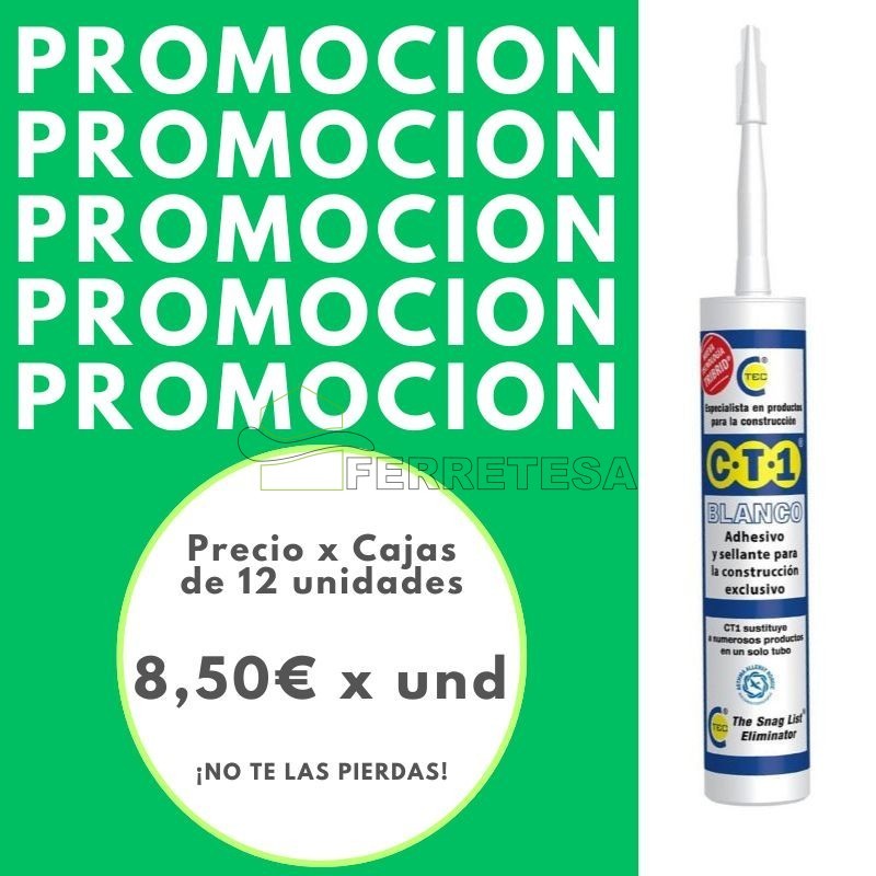 SELLADOR ADHESIVO CT1 TRIBRID BLANCO 290ML