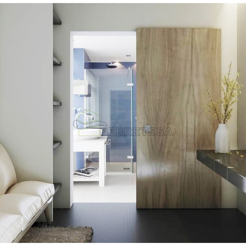 SISTEMA INVISIBLE PARA PUERTA CORREDERA, TRICKS 1200x2450 mm. 50Kg.