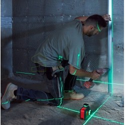 NIVEL LASER VERDE 3 PLANOS 30m. 360º