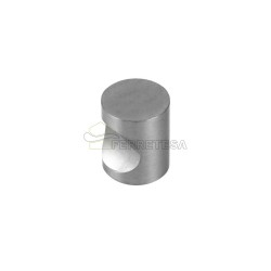 TIRADOR UÑERO 20mm ALUMINIO NIQUEL 3084