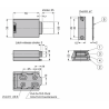 EXPULSOR PUSH SOBREPONER EXTRAFUERTE MAGNETICO NEGRO MN-ZN80BL
