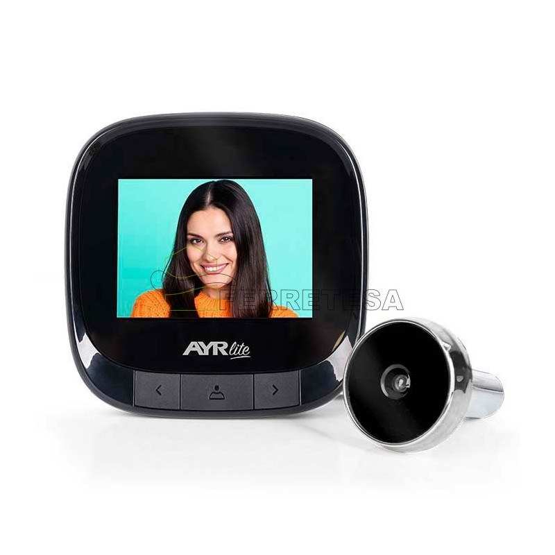 MIRILLA DIGITAL LITE 9001 NEGRO/NIQUEL