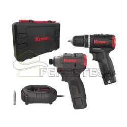 COMBO TALADRO PERC+ATOR. IMPACTO 12V2BAT