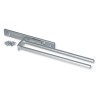 TOALLERO 2 BRAZOS 440mm ALUMINIO