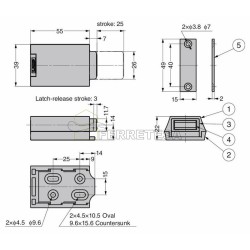 EXPULSOR PUSH SOBREPONER EXTRAFUERTE MAGNETICO BLANCO MN-ZN80WT