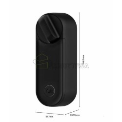 LINUS SMART LOCK L2 CON WIFI Y BLUETOOTH, NEGRO MATE