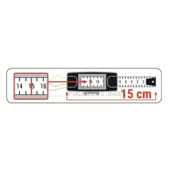 FLEXOMETRO METRICA LOOK VISOR 19mm x 5m.