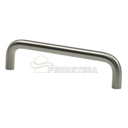 TIRADOR U 96mm ACERO INOXIDABLE