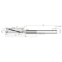 GUIA PARA MESA EXTENSIBLE Y ELEVABLE 400