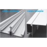 CARRIL SUPERIOR CA-80 ALUMINIO 6Mts.