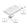ENGANCHE BALDAS PARA GUIAS QUADRO