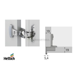 BRAZO BISAGRA SELEKTA 270º S/15 C/MUELLE 45044 HETTICH