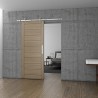 SISTEMA CORREDERA MADERA CHARRIOT 1700mm INOX