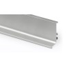 PERFIL HORIZONT.CHEF"L" PLATA MATE 3,95m