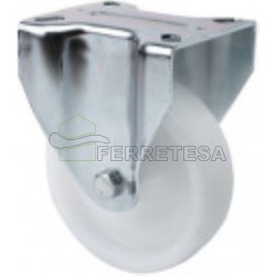 RUEDA 2-0236 130Kg d-80 BLANCA 110mm.