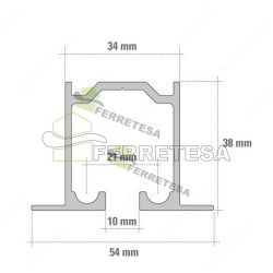 SISTEMA TWIN OPUESTO MD MADERA