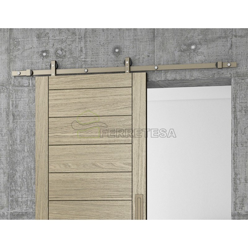 SISTEMA CORREDERA MADERA CHARRIOT 1700 BRONCE